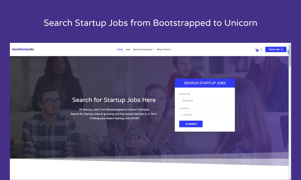 Search Startup Jobs media 1