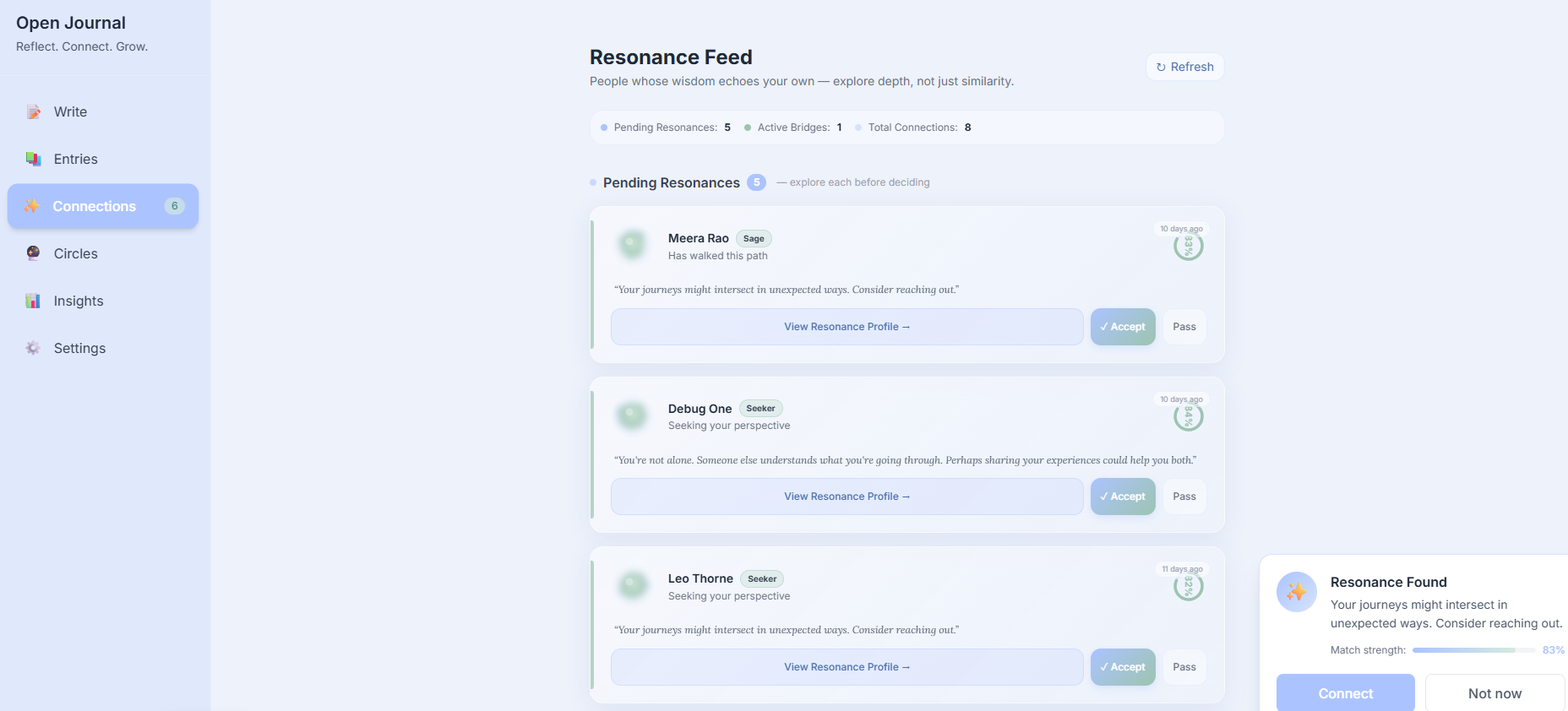 Open Journal — Reflect. Connect. Grow. gallery image