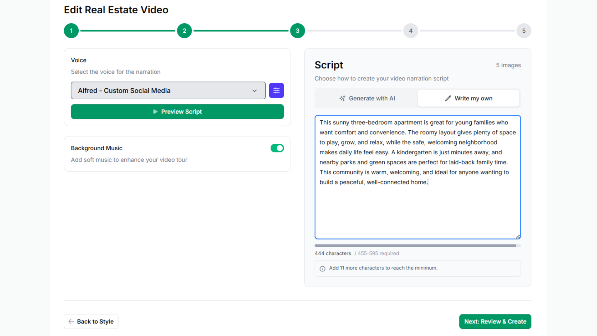VibePeak - Screenshot 4 showing product features and functionality