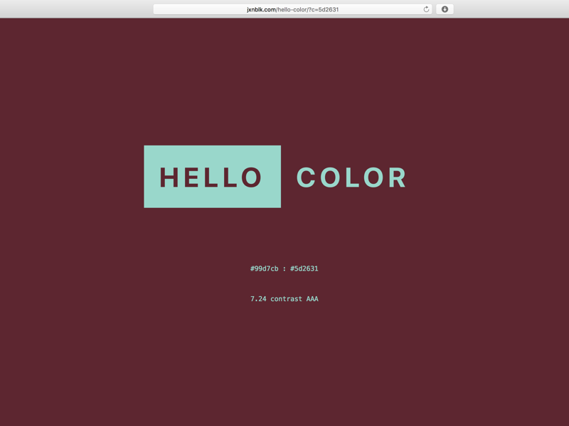 Hello Color Color contrast generator Product Hunt