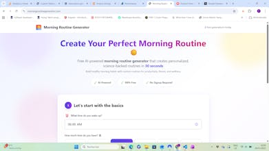 Morning Routine Generator gallery image