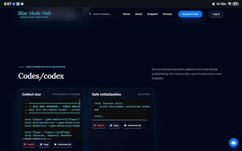Blue Mode Hub screenshot 3