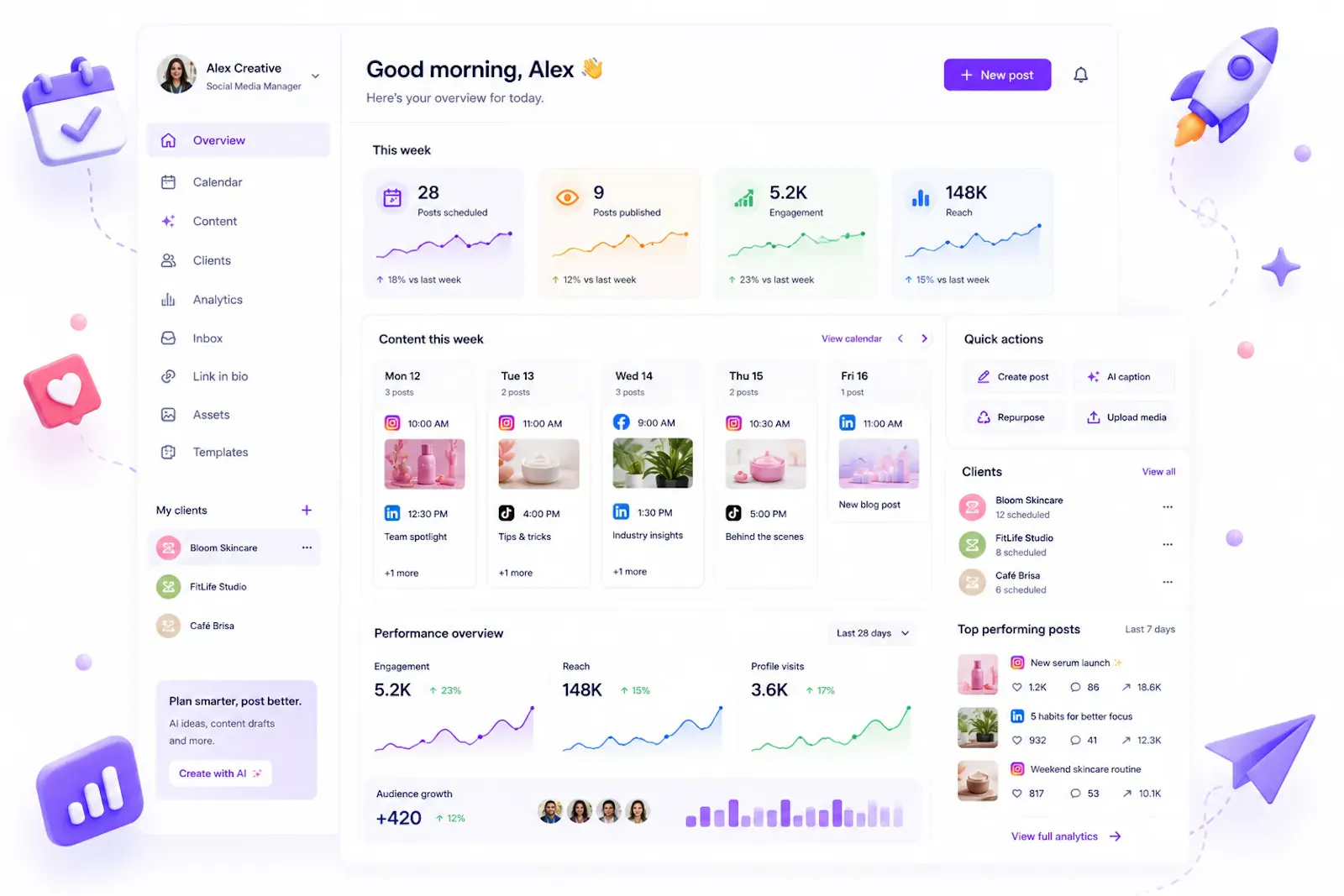 Mydrop AI - Social Media OS for Agencies screenshot 15