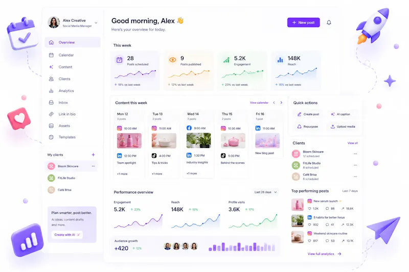 Mydrop AI - Social Media OS for Agencies screenshot 15