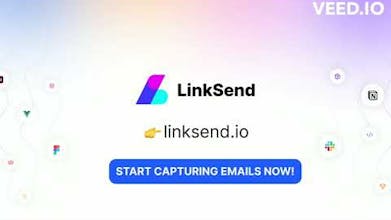 Скриншот интерфейса LinkSend, на котором показано упрощенное поле ввода URL и кнопка для создания ссылки для захвата потенциальных клиентов.