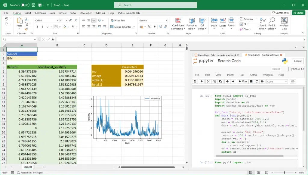 وسائط pyxll - اكتب إضافات Excel في Python 2