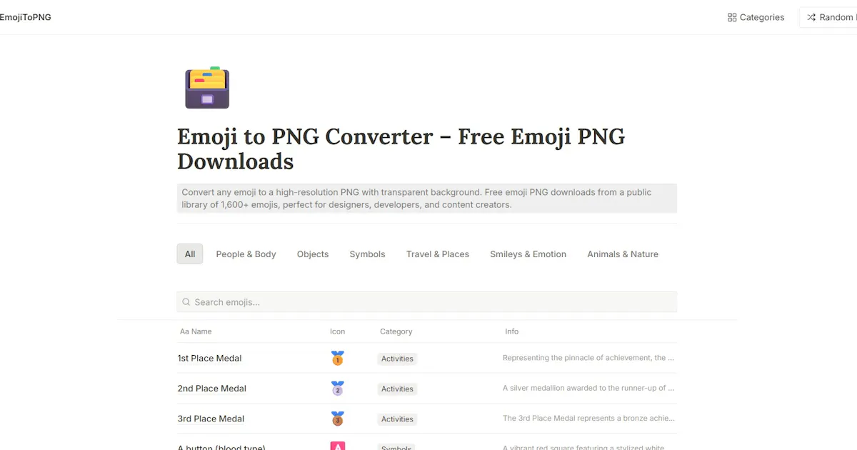 EmojiToPNG - Emoji to image converter