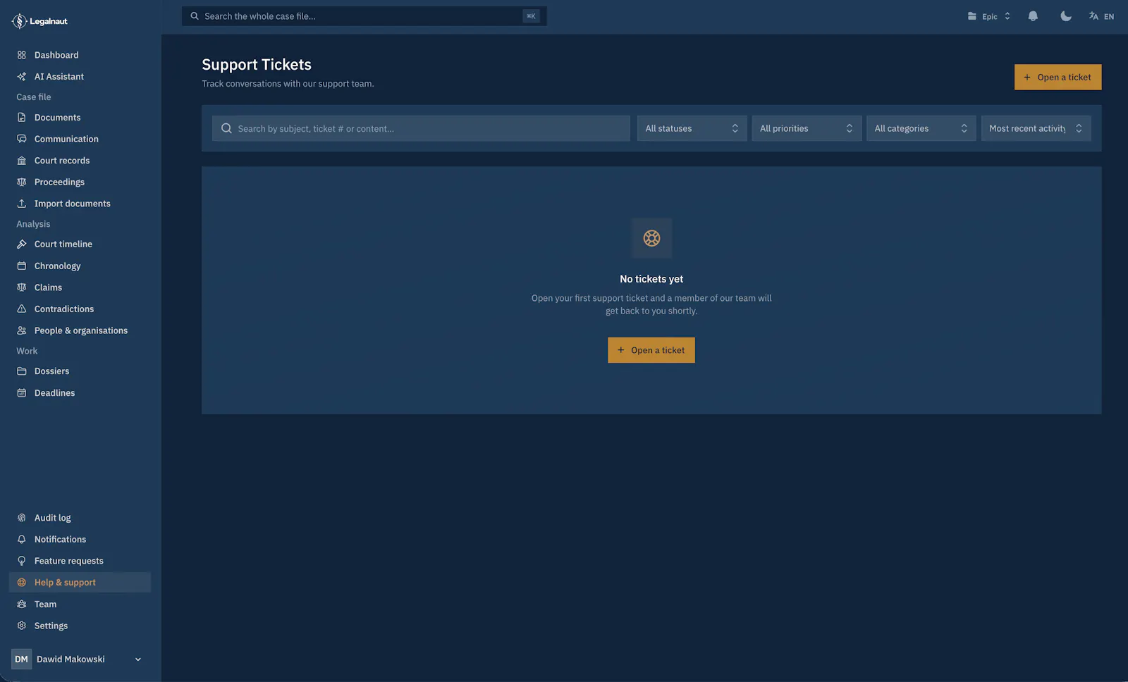 Legalnaut: AI Litigation & Case Analysis screenshot 20