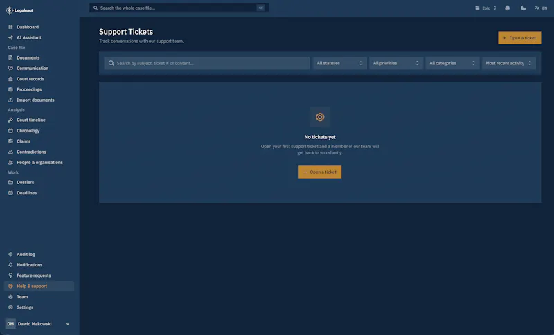 Legalnaut: AI Litigation & Case Analysis screenshot 20