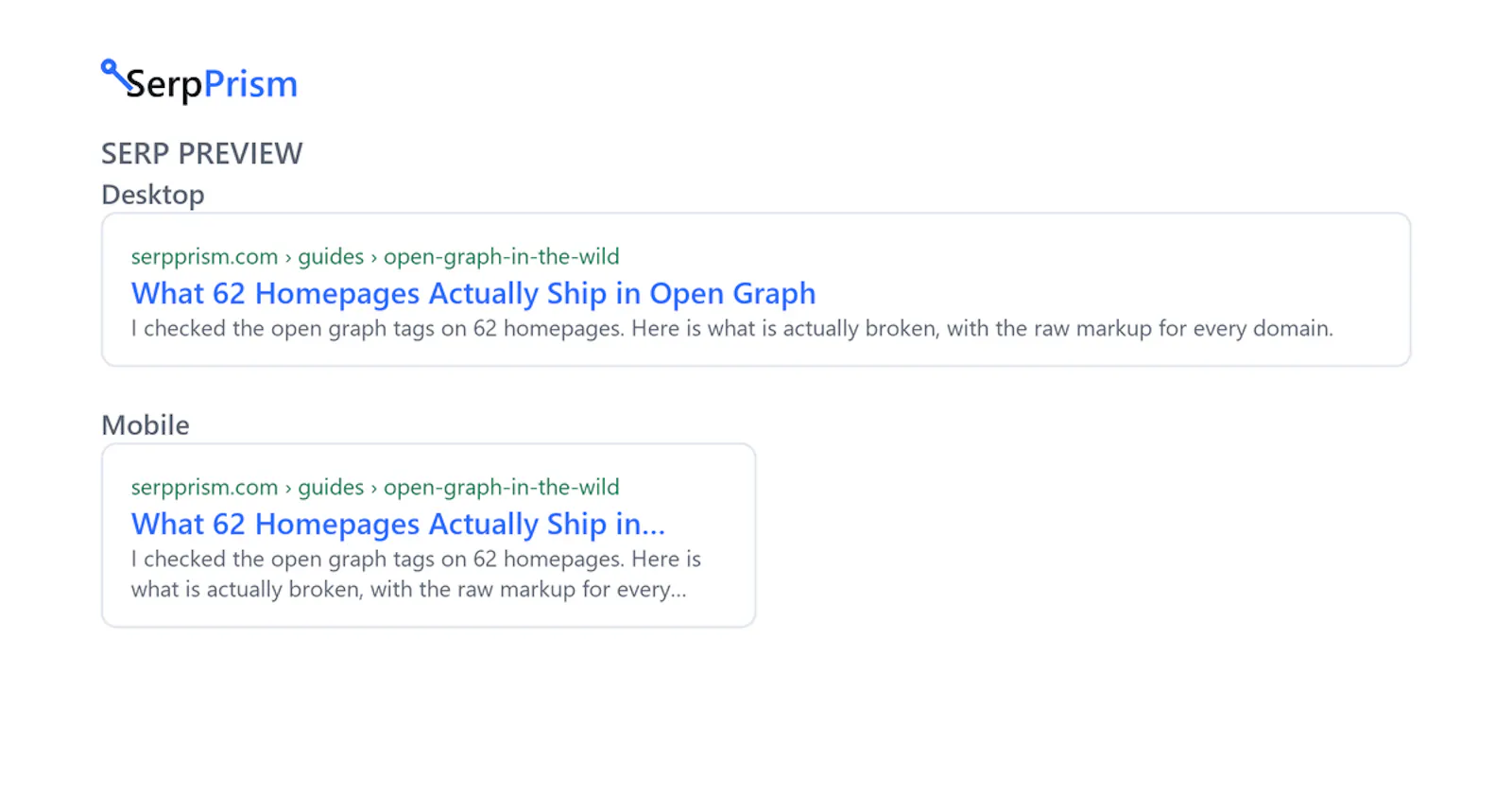 SerpPrism screenshot 3