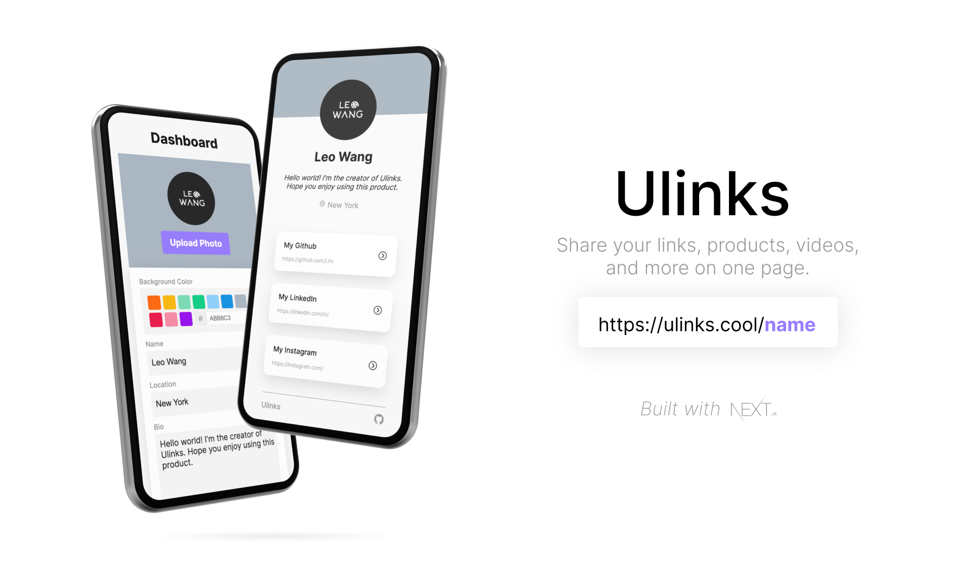 Ulinks: Bio link creator gallery image