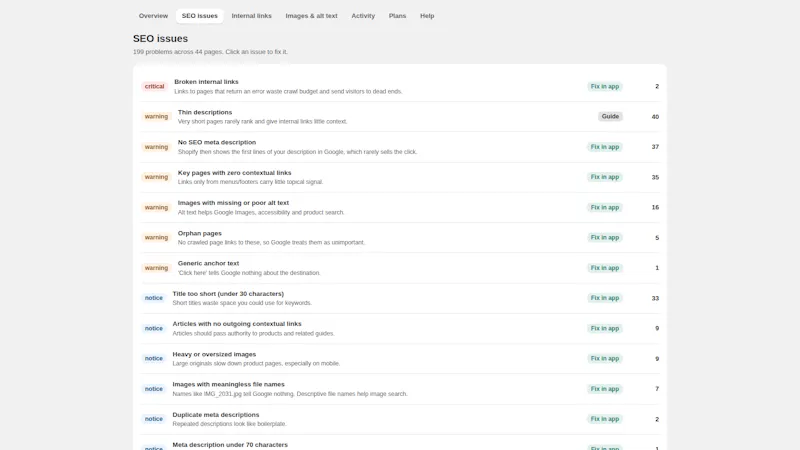 LinkBrainly: Internal Link SEO screenshot 4