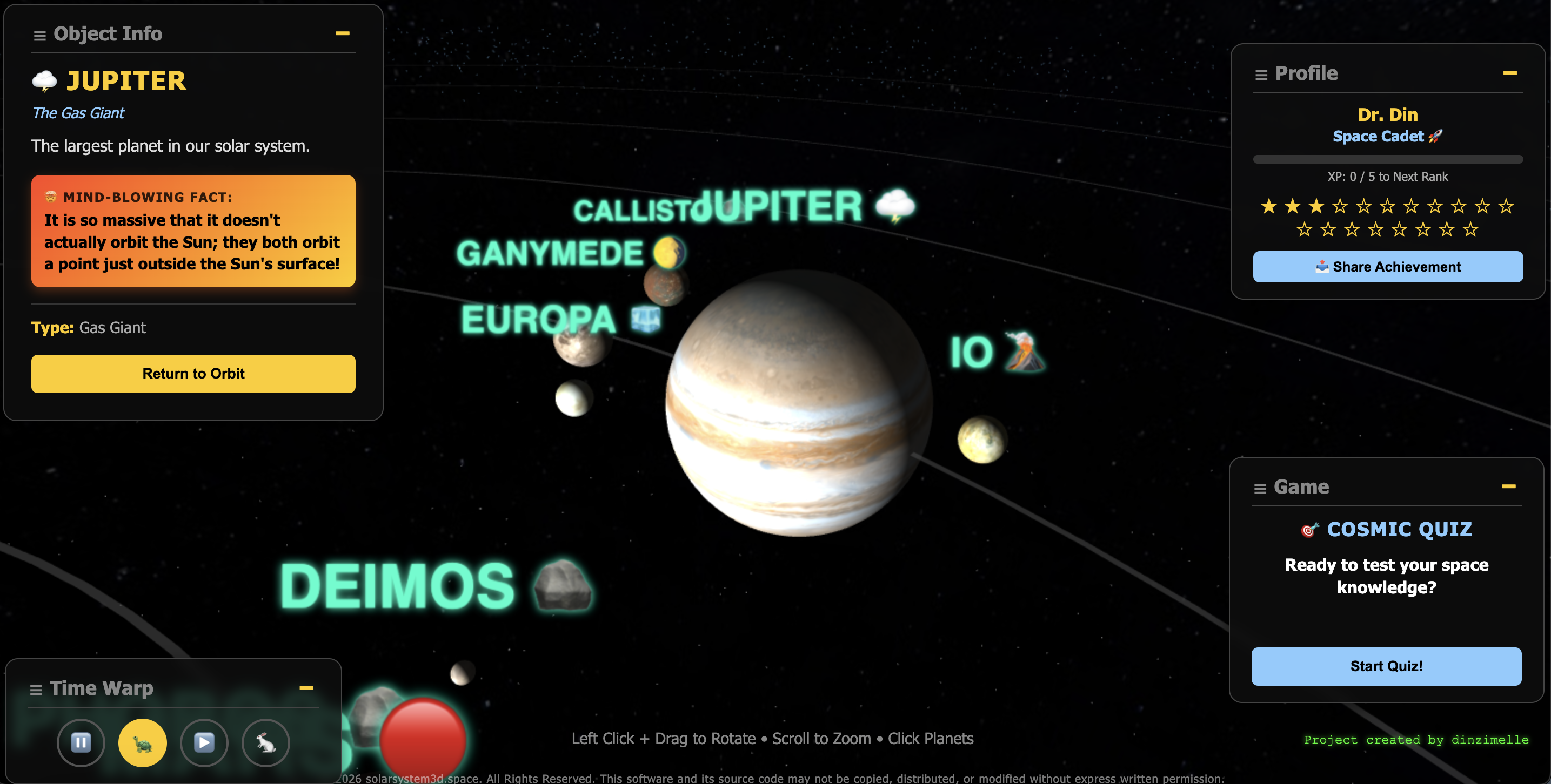 Solar System 3D gallery image