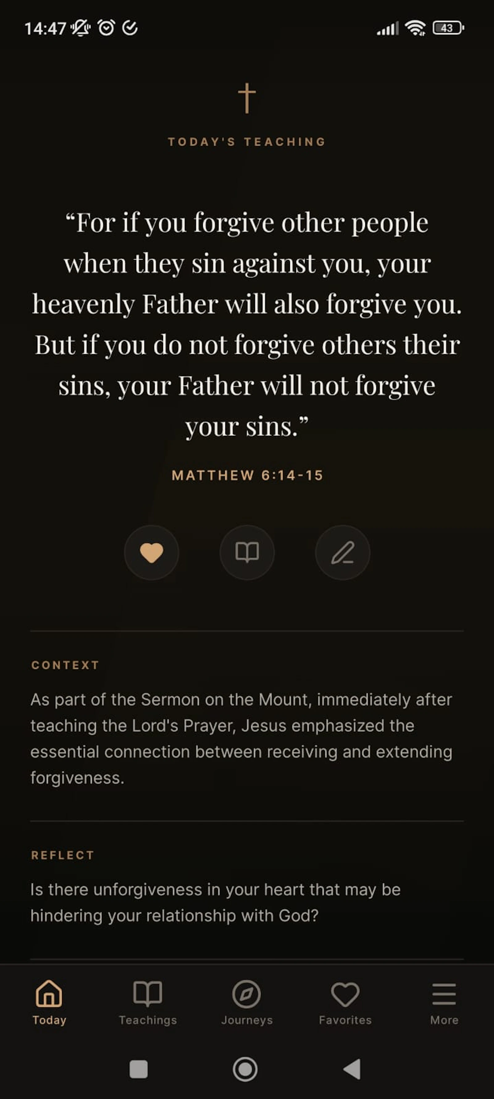 Walking with Jesus App screenshot 2