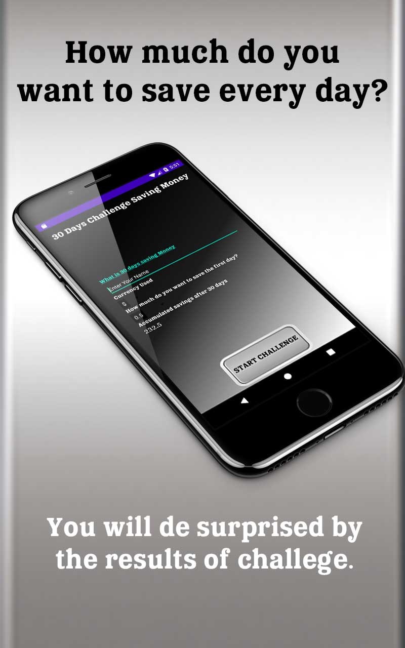 30 days savings app Piggy Bank Challenge gallery image