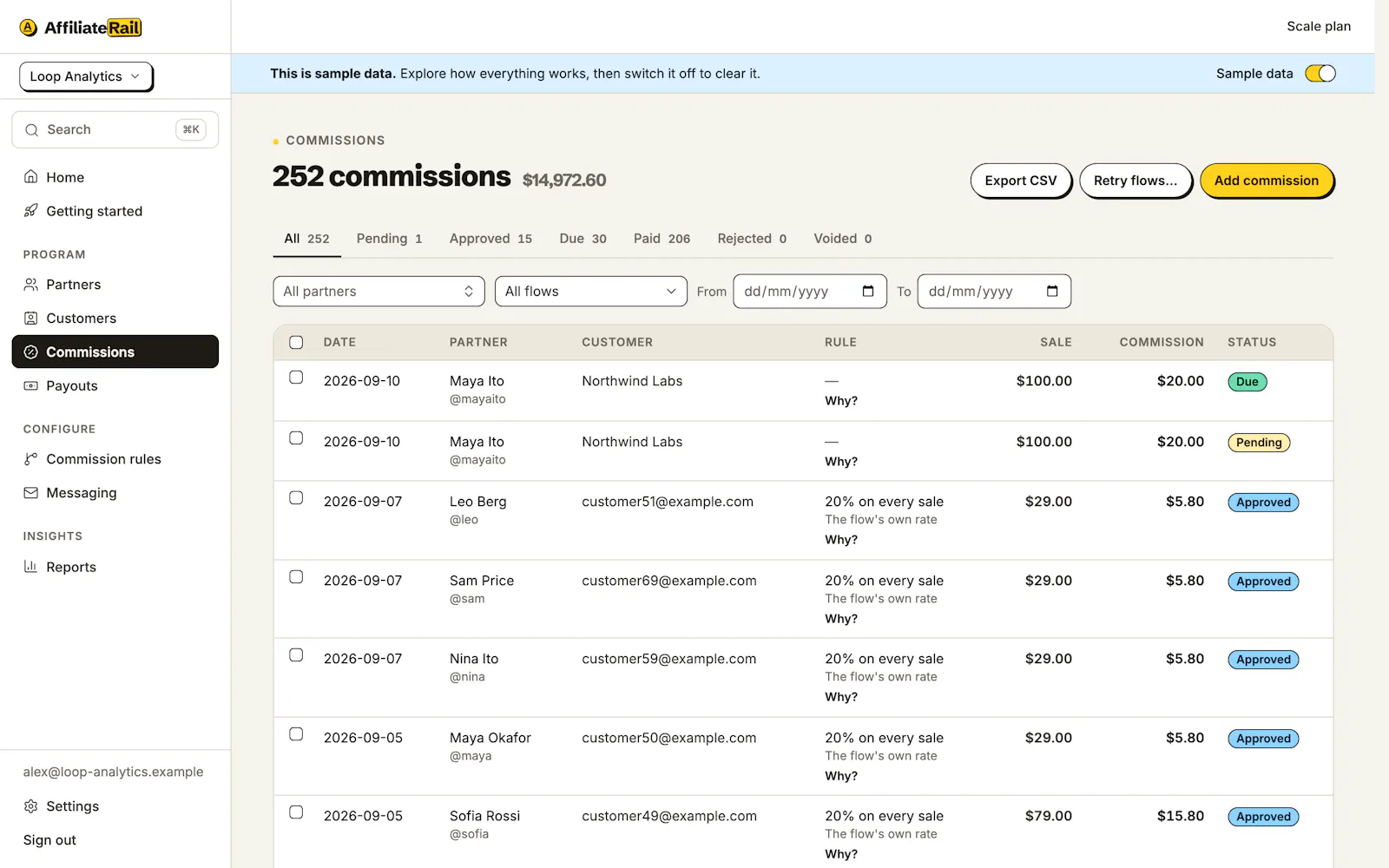 AffiliateRail screenshot 5