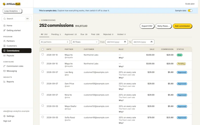 AffiliateRail screenshot 5