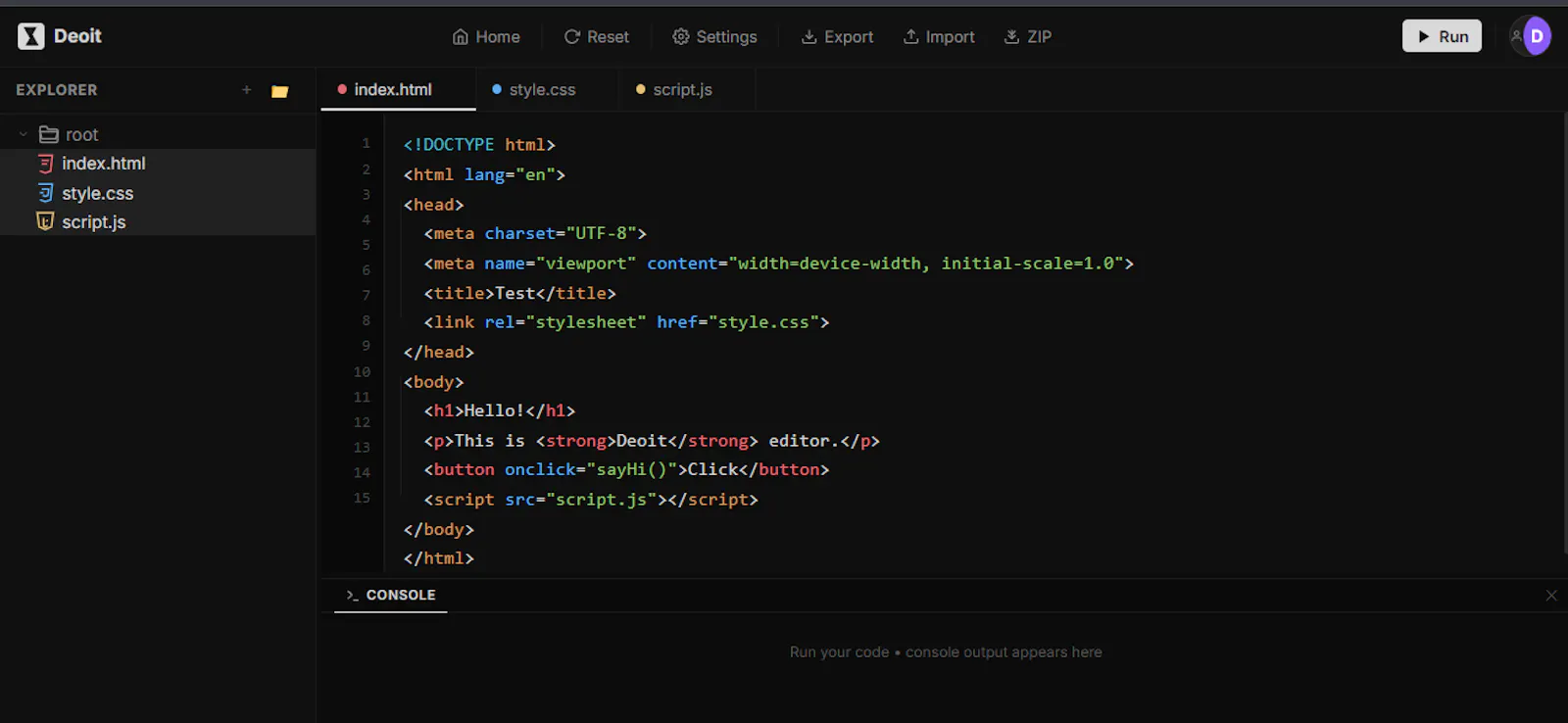 Deoit screenshot 2