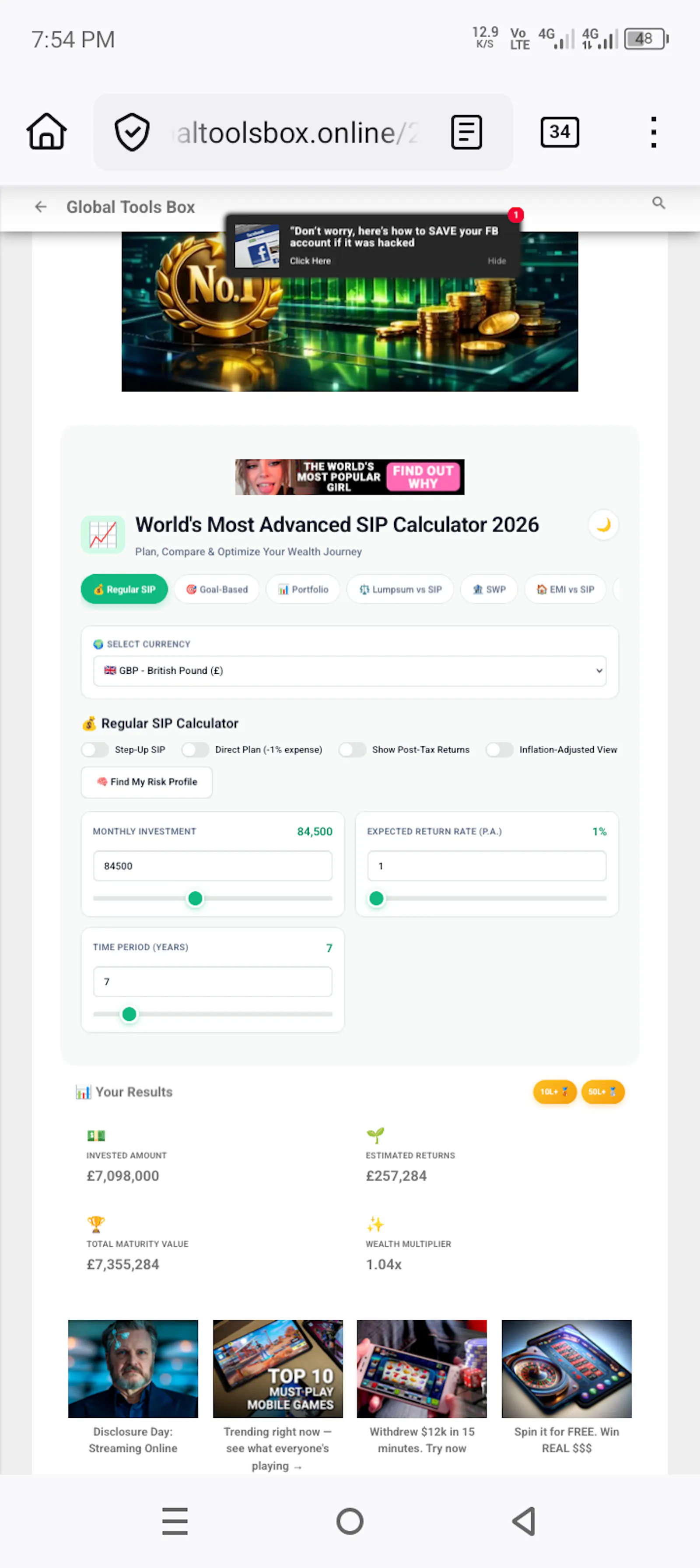 SIP Calculator 2026 screenshot 7