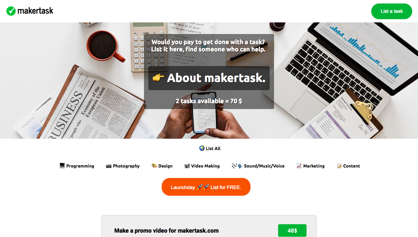 Makertask gallery image