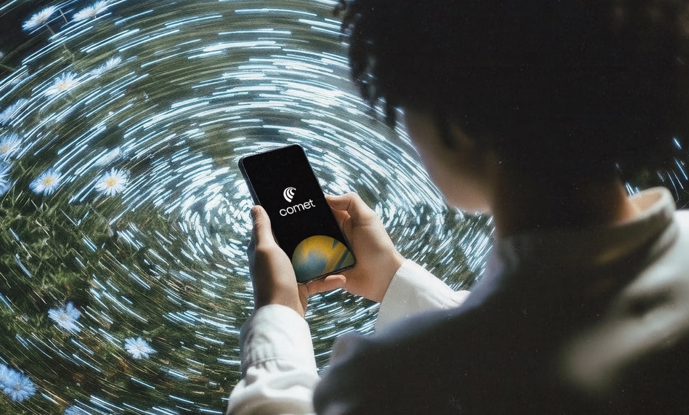 Comet for Android - Screenshot 2 showing product features and functionality