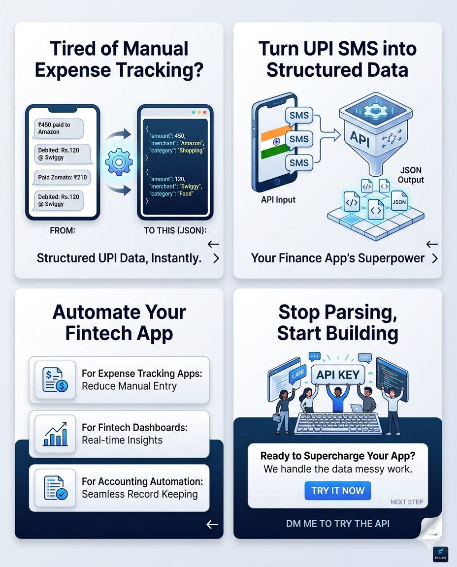 UPI SMS Parser API gallery image