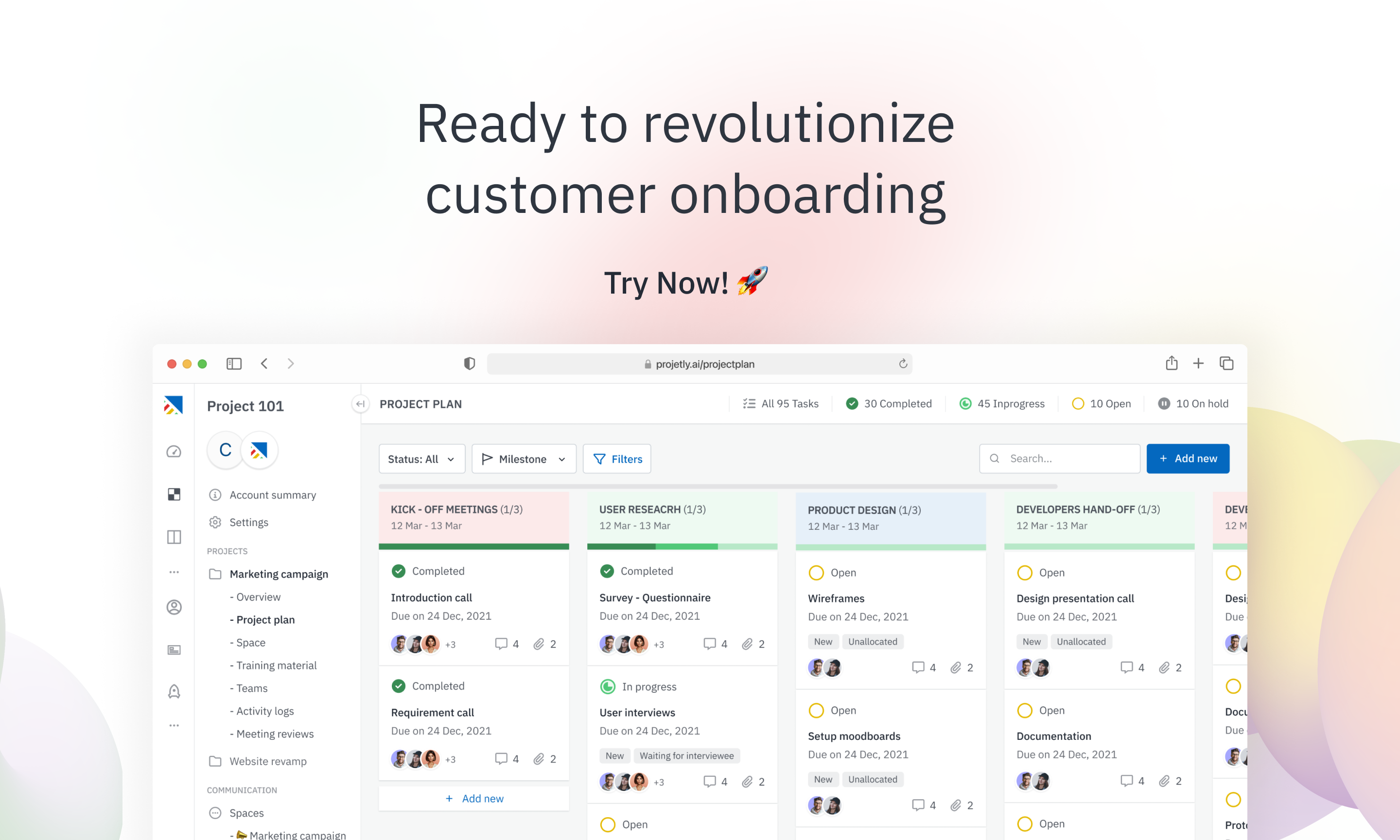 Projetly - Customer Onboarding Platform gallery image