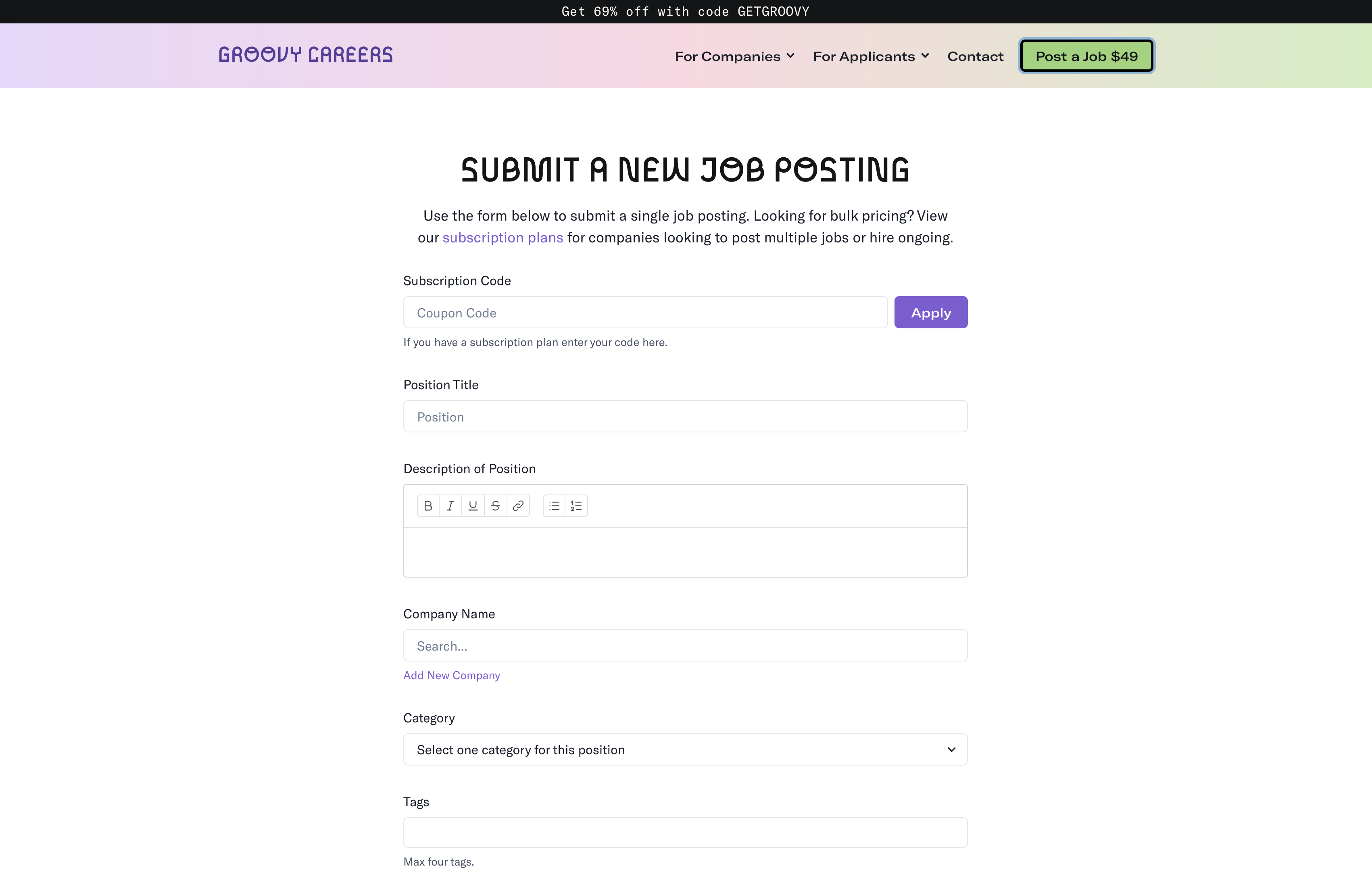 Groovy Careers media 2