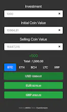 BTC Profit Calculator gallery image