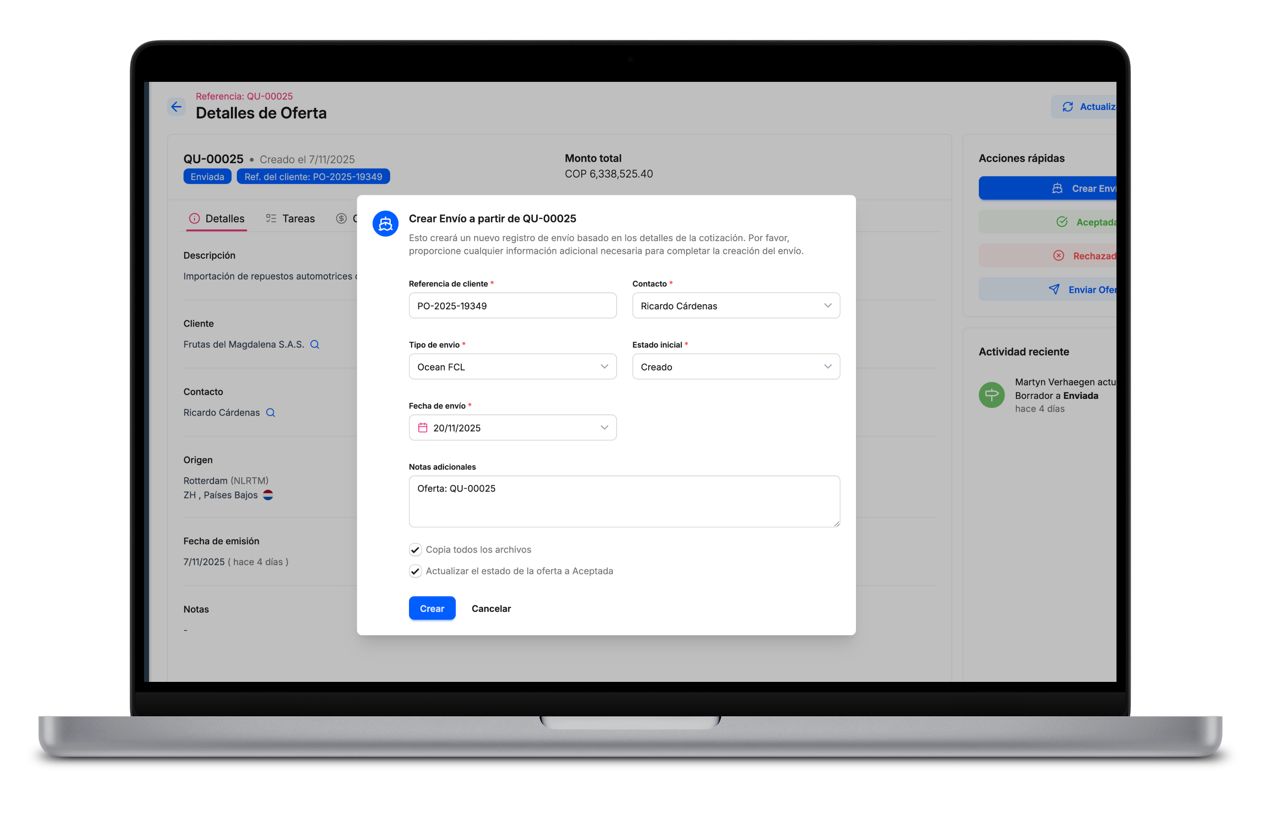 NuevaFlo - Screenshot 2 showing product features and functionality
