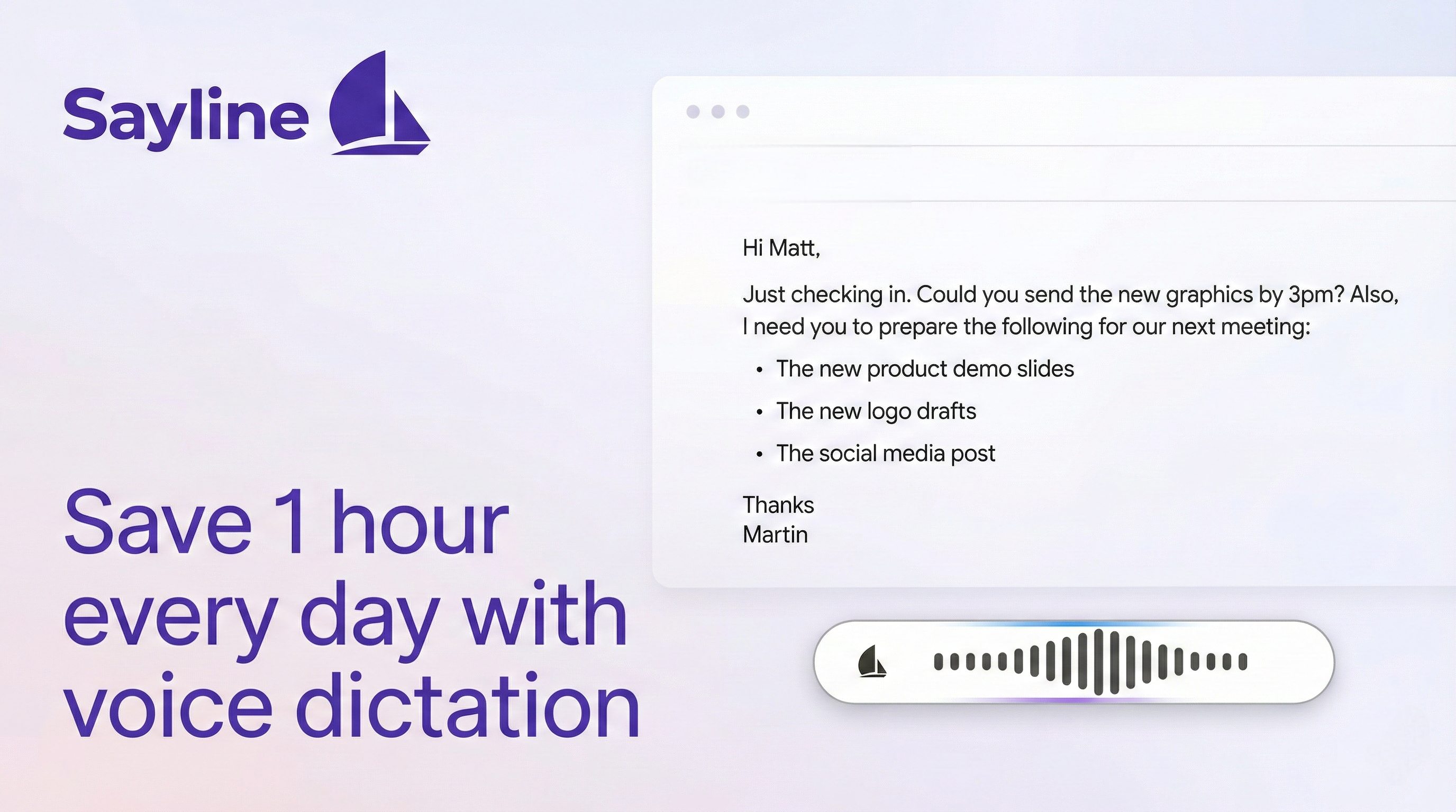 Sayline gallery image