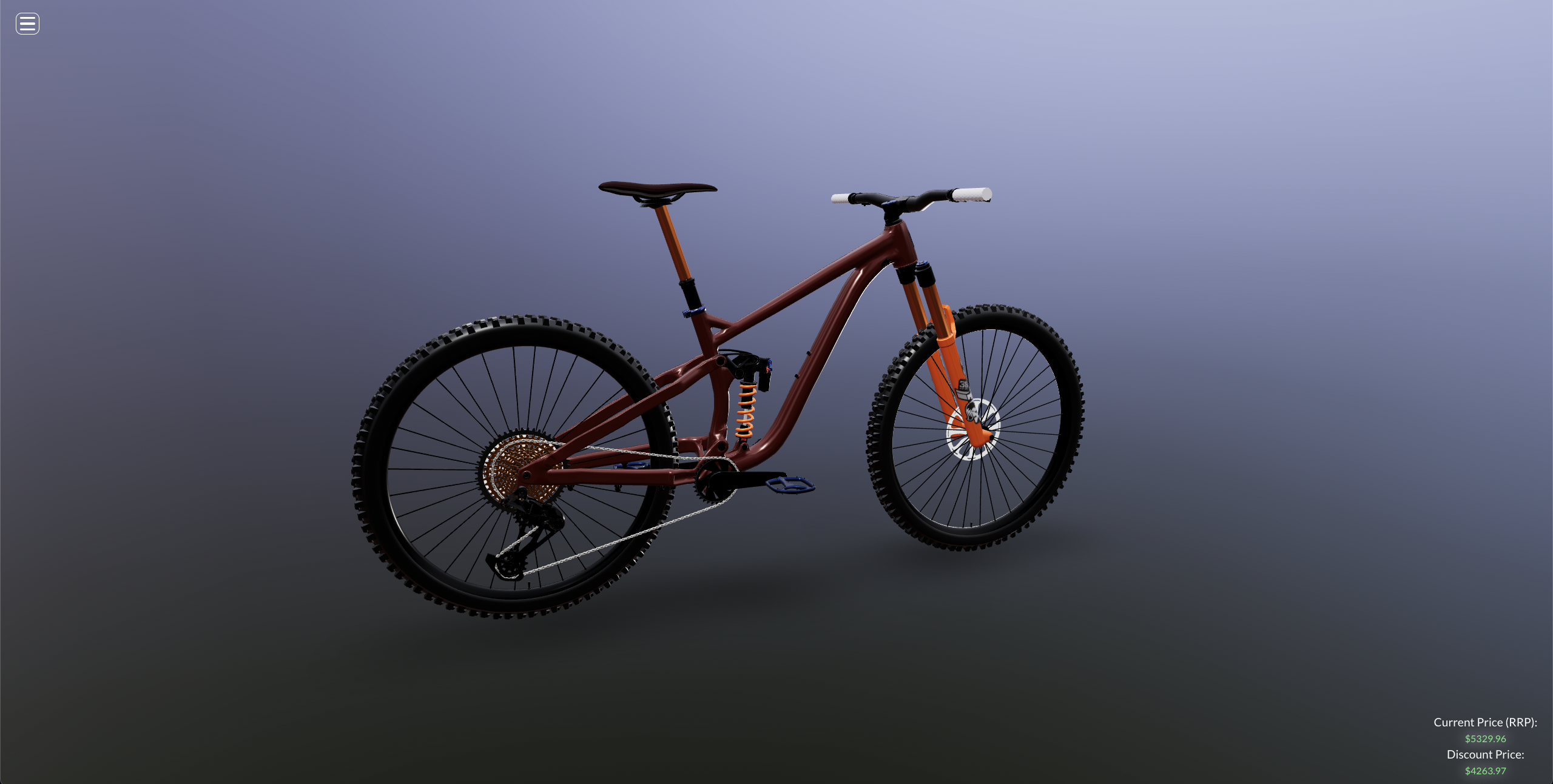 mtbconfigurator - 3 डी माउंटेन बाइक बिल्डर मीडिया 3