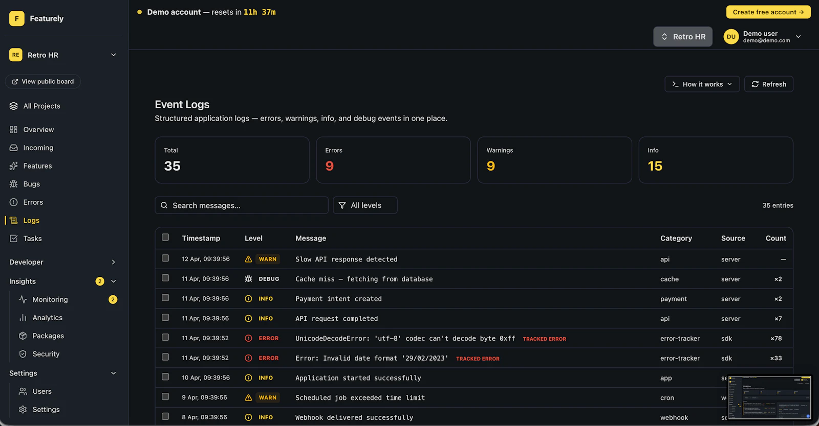 Featurely screenshot 9