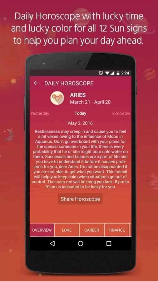Daily Horoscope - Android App gallery image
