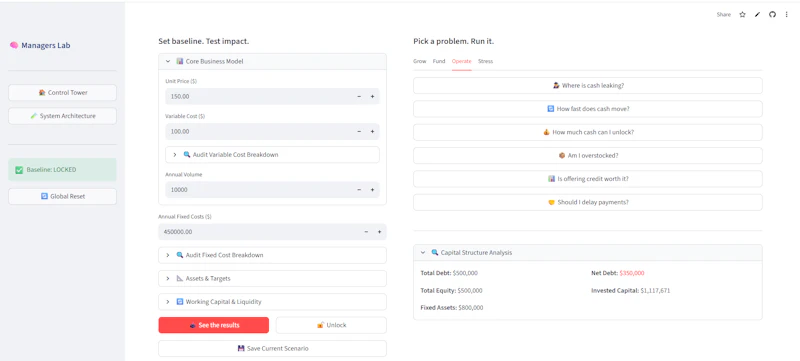 Managers' Lab screenshot 1