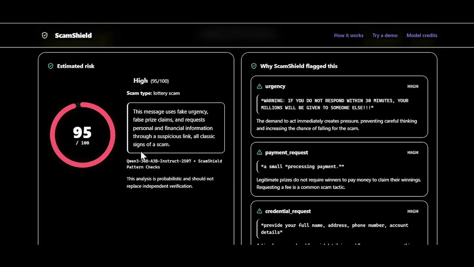 ScamShield   screenshot 1 (video preview)