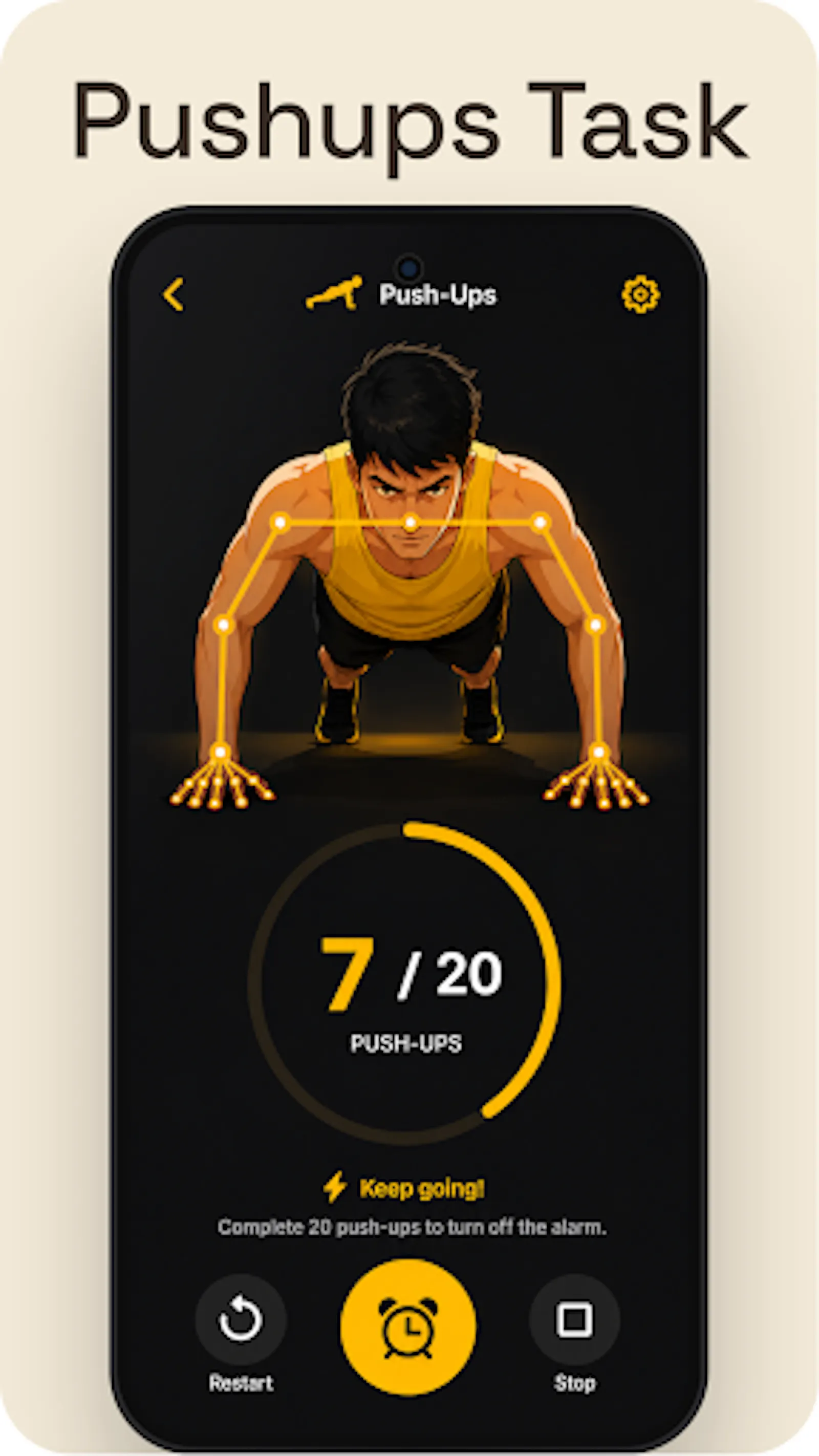 Iron Alarm : Pushups & Squats screenshot 3