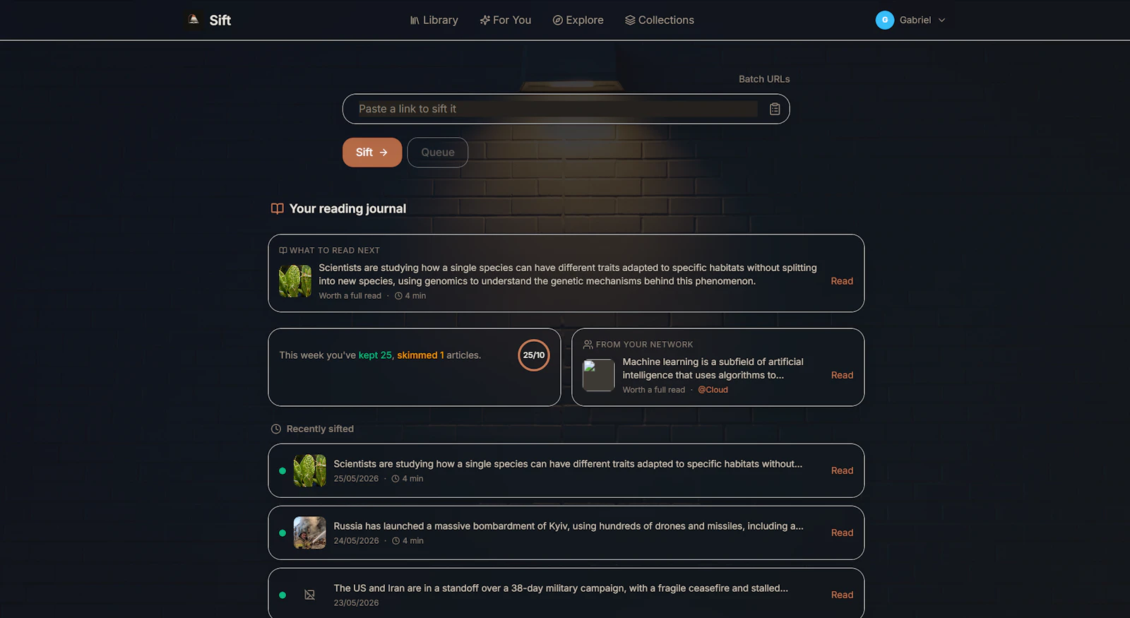 Sift screenshot 6