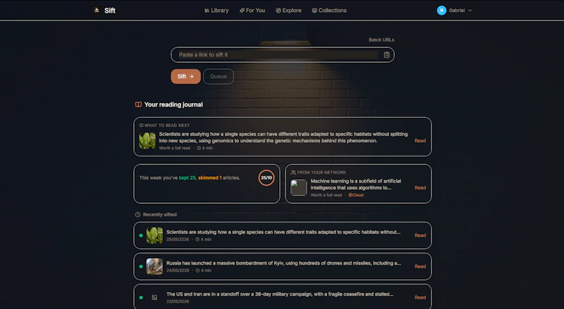 Sift screenshot 6