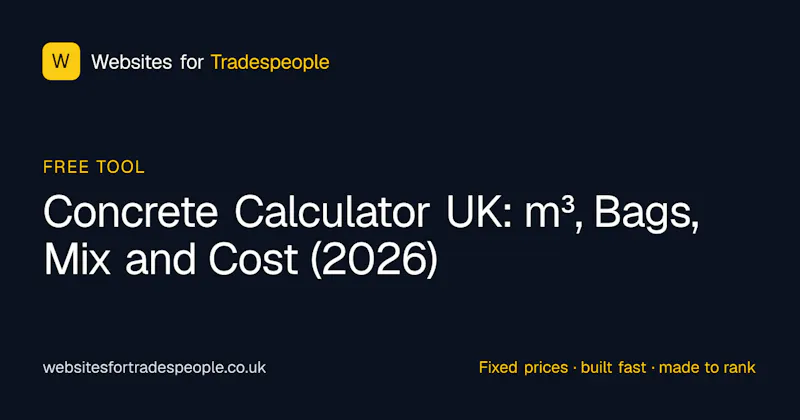 Concrete Calculator UK screenshot 1