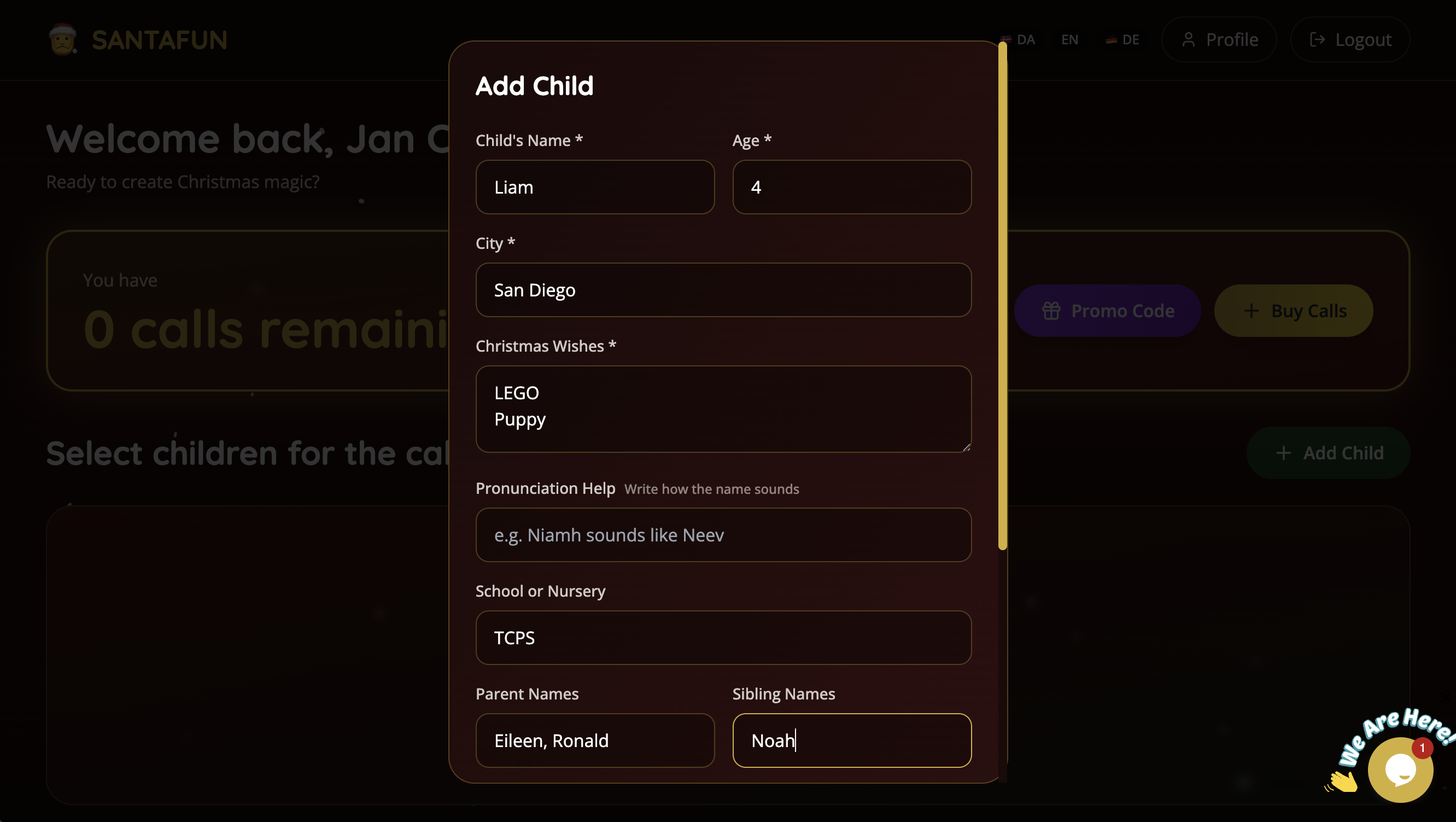 SantaFun - Screenshot 4 showing product features and functionality