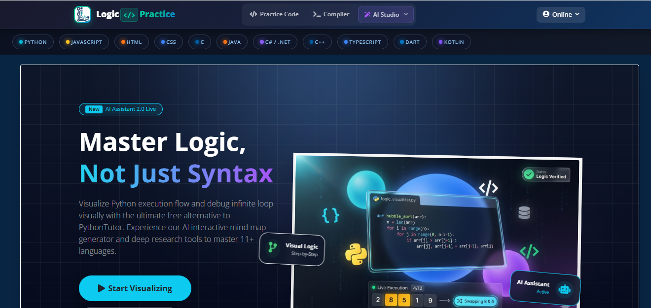 Logic-Practice - Main product screenshot demonstrating key features and user interface