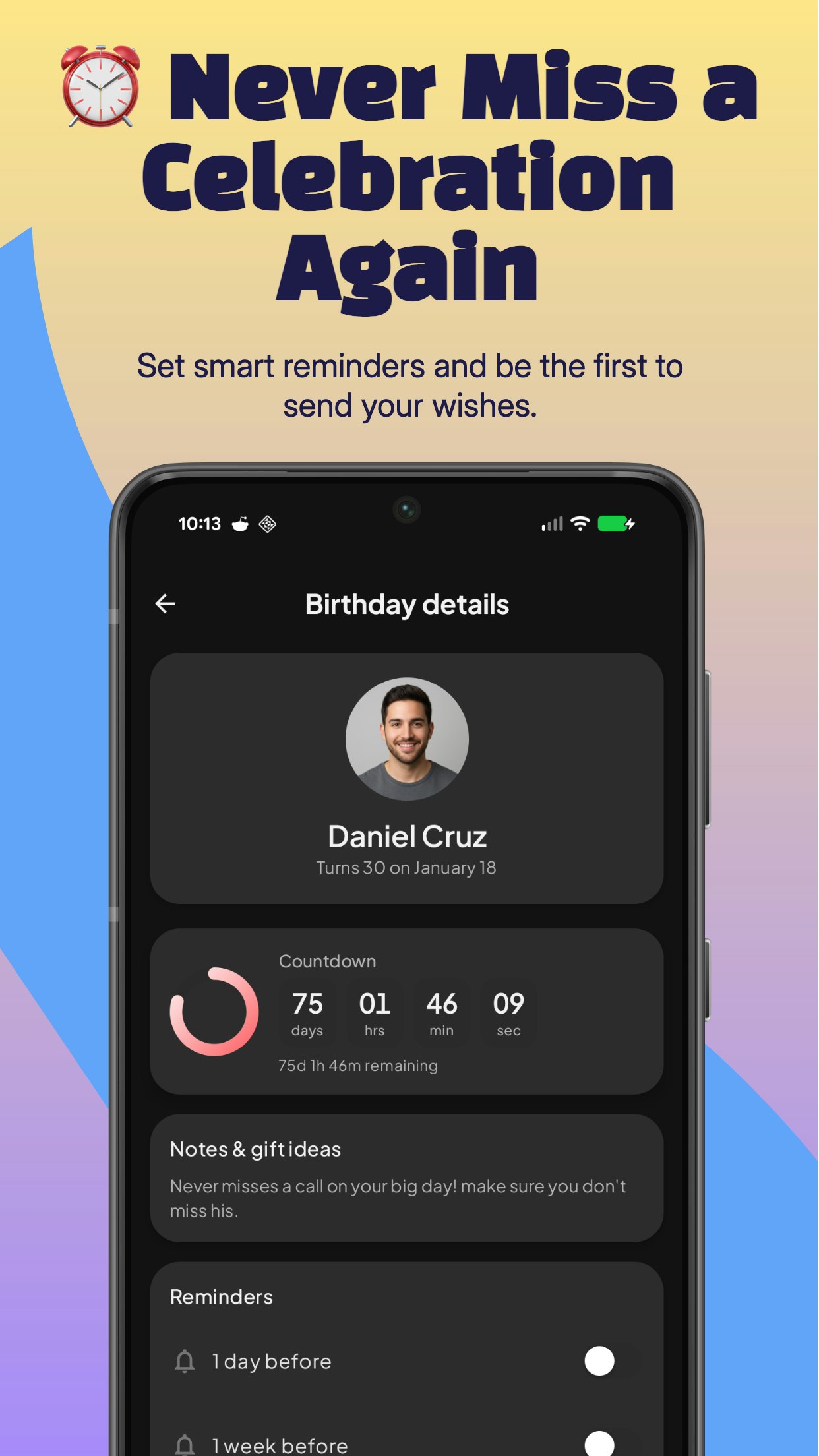 Whisly - Celebrations Reminder gallery image