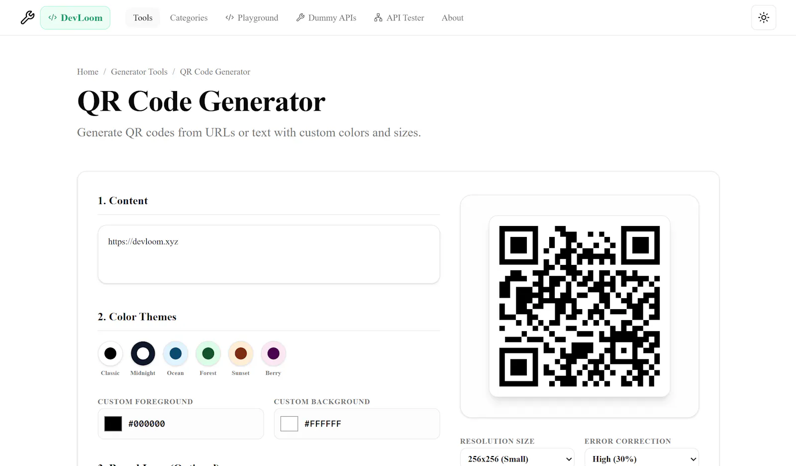 DevLoom screenshot 2