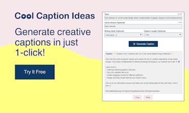 Social Media Caption Generator gallery image