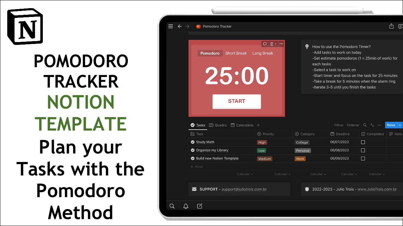 startuptile Pomodoro Tracker-Be more productive using the Pomodoro Method