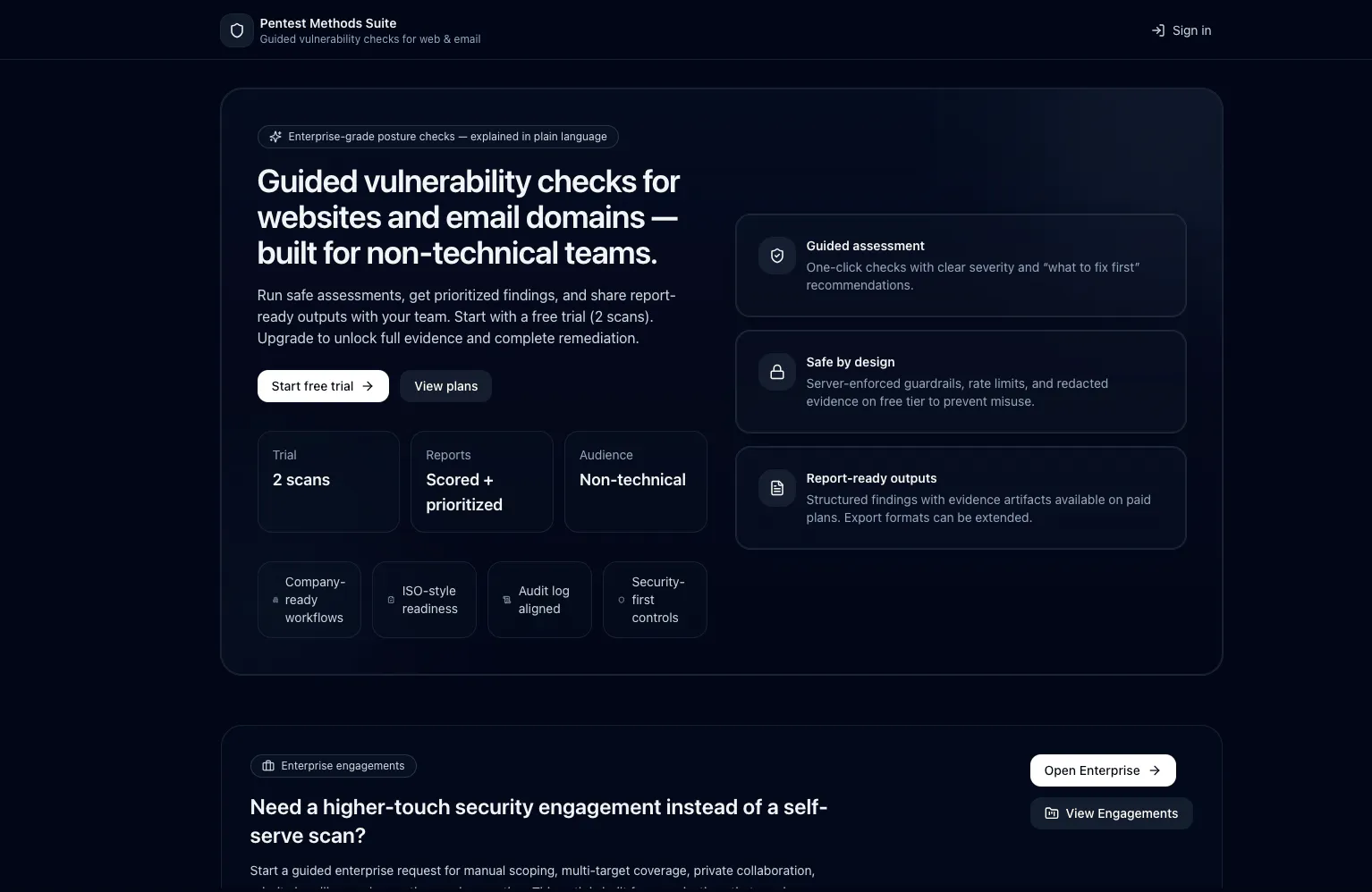 Exovai Security & Development product banner