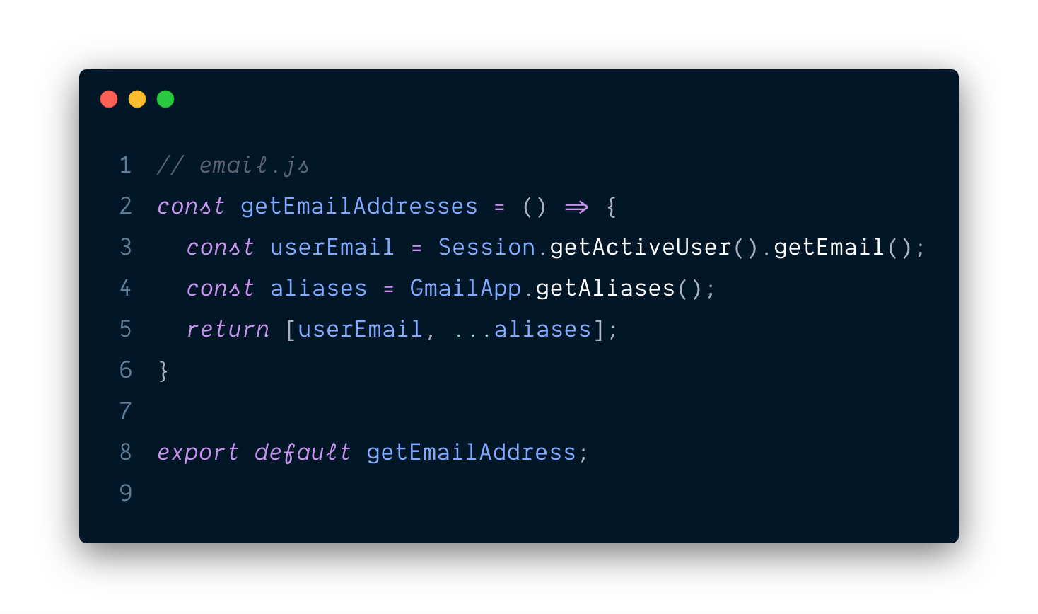 Apps Script Starter Image