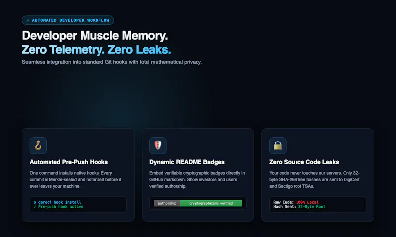 GitProof screenshot 4