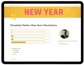 Notion New Year Resolutions gallery image